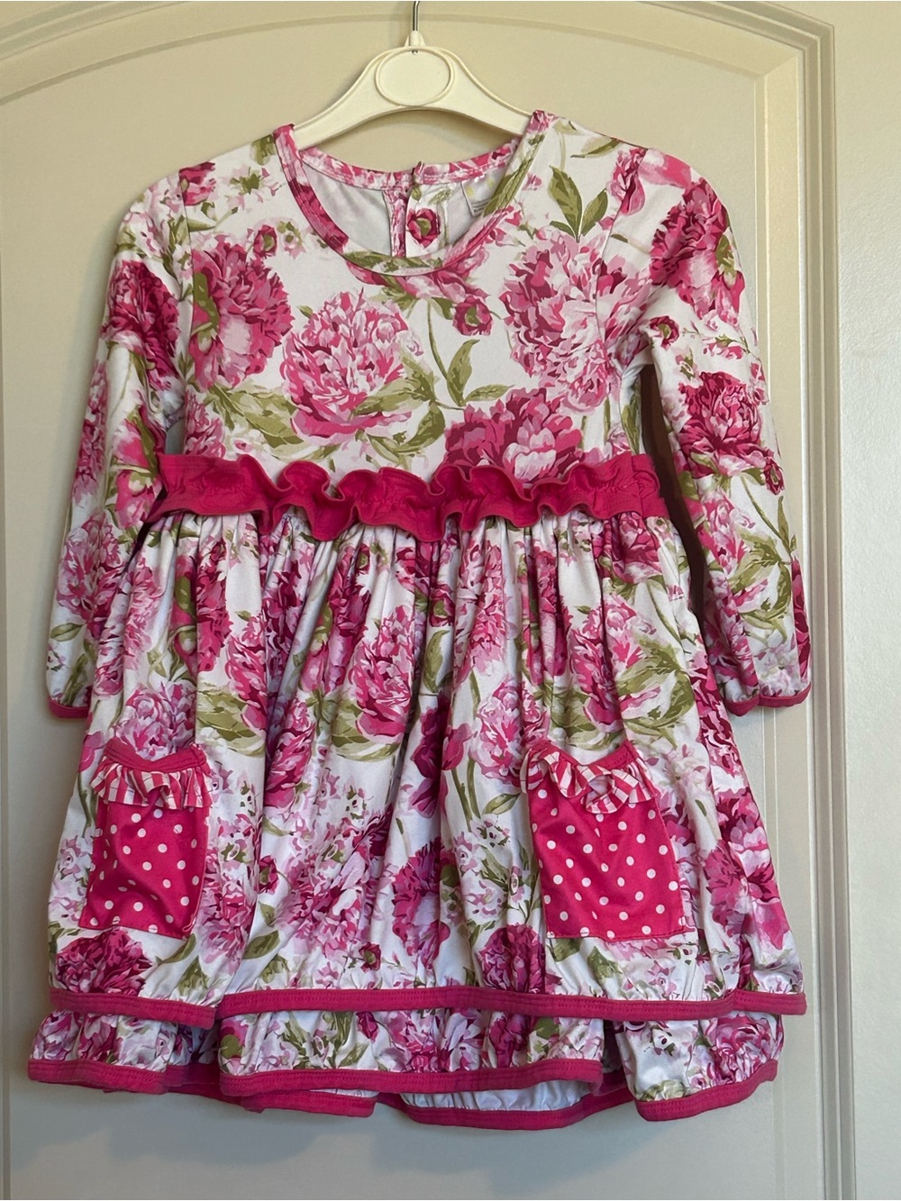 2T Peony Flower Twirl Dress